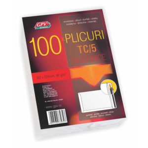 C5, 100 envelopes, peal and seal, offset, 80 g/sm, 173034
