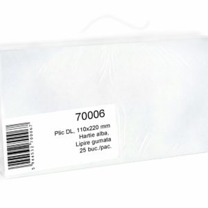 DL, 25 envelopes, gummed, offset, 75 g/sm, 70006