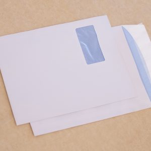 C4 window envelopes (229 x 324 mm)