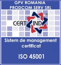 Certificare Management Sănătate și Securitate în Muncă ISO 45001 GPV Romania